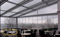 سقف شیشه ای -سقف کاذب شیشه ایسقف متحرک شیشه ای