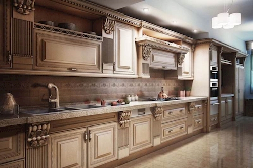 کابینت کلاسیک جلوه ای خاص و چشم گیر در آشپزخانه شما