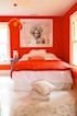 ایده هایی برای دیزاین اتاق با رنگ نارنجی